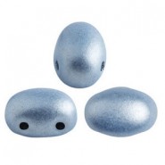 Les perles par Puca® Samos kralen Metallic mat light blue 23980/79030